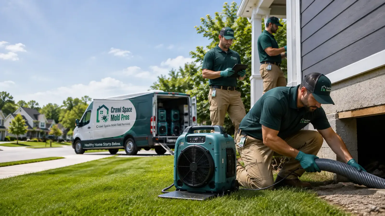Crawl Space Mold Removal in Henning, IL